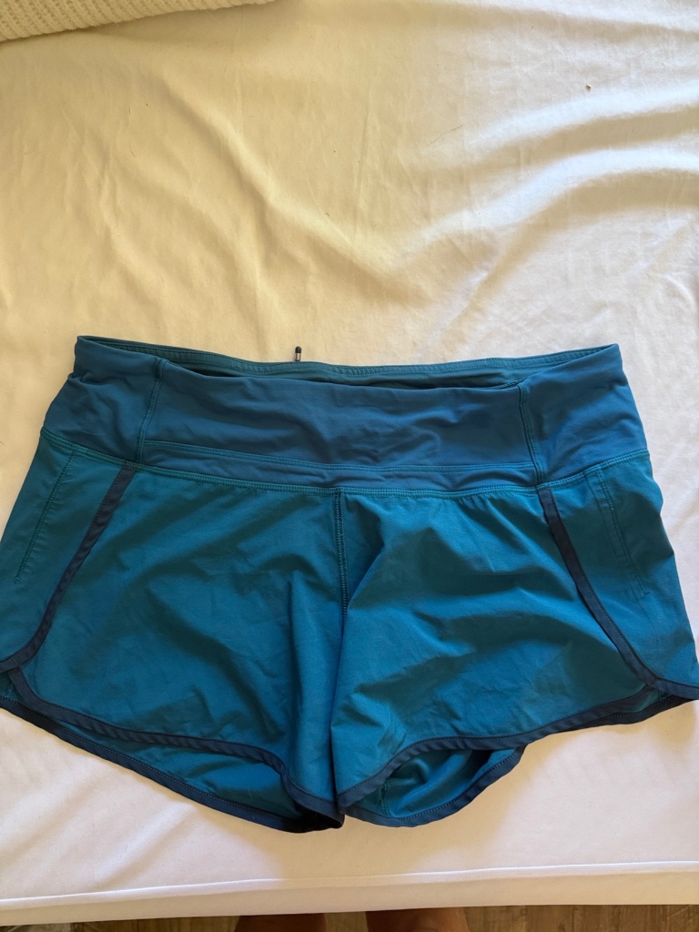 Teal Lululemon Athletic Shorts - Lightweight Running Shorts